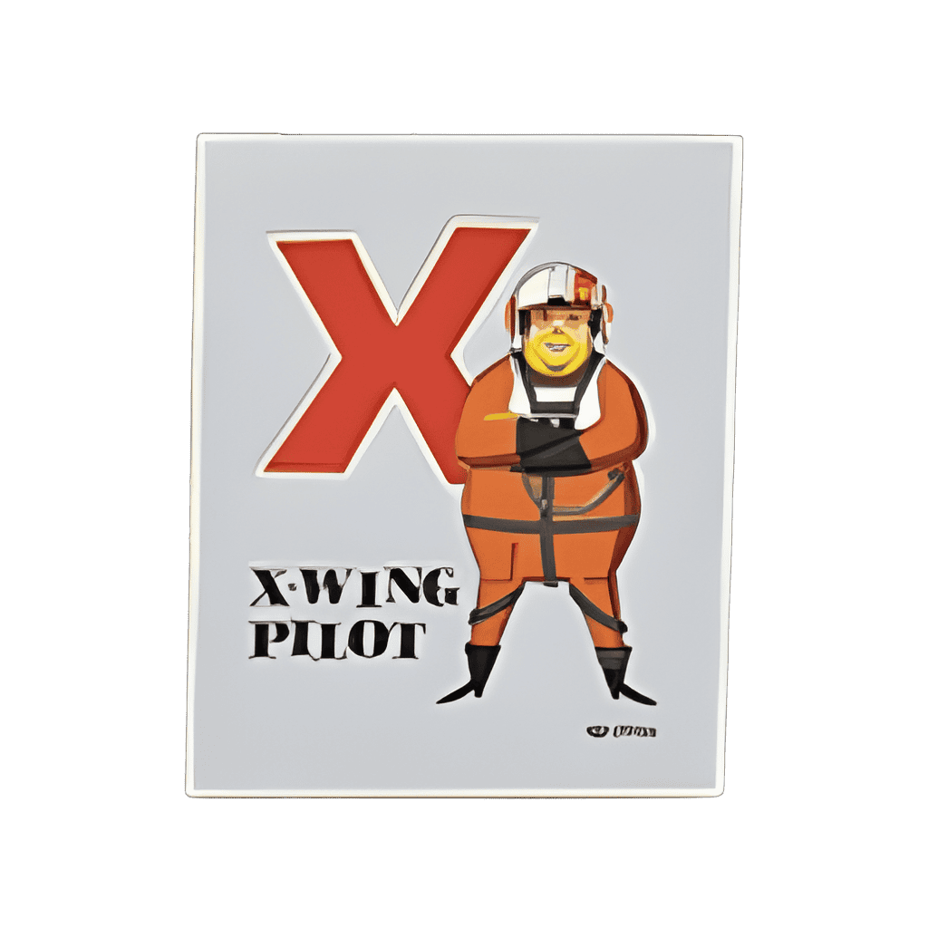 X - X-Wing Pilot Disney pin