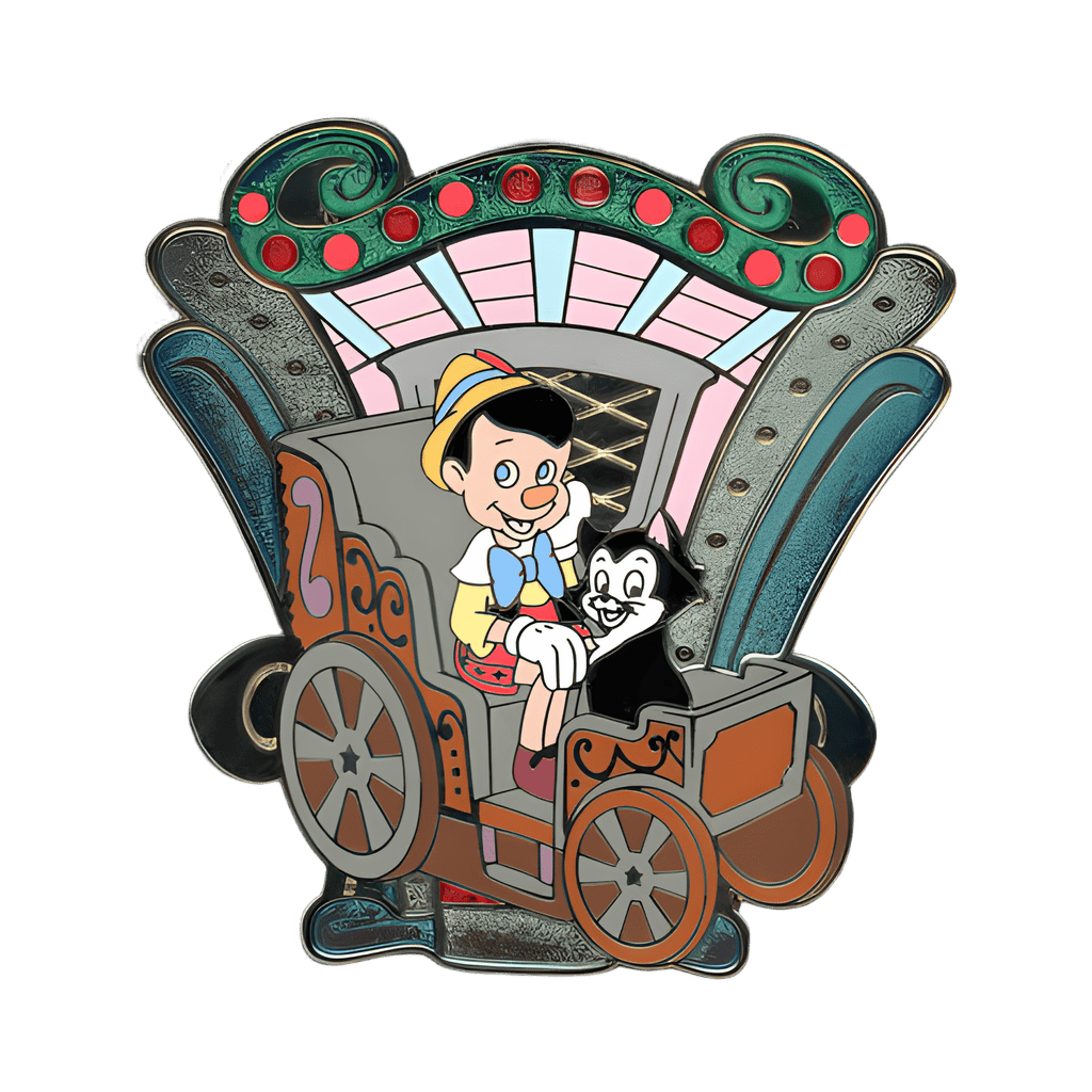 Pinocchio and Figaro Disney pin
