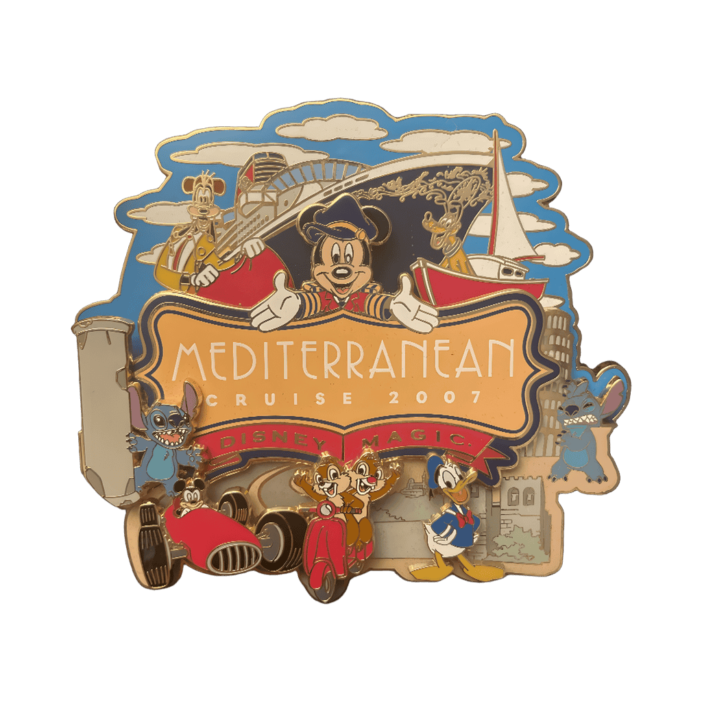 Mediterranean Cruise 2007 Jumbo Disney pin