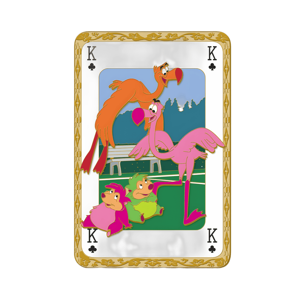 Flamingos and Hedgehogs Disney pin