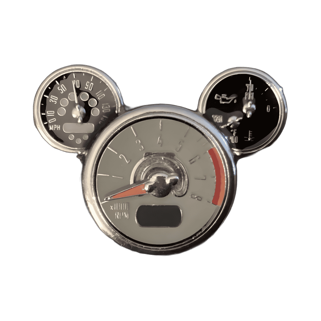 Mickey Head Speedometer Dashboard Disney pin
