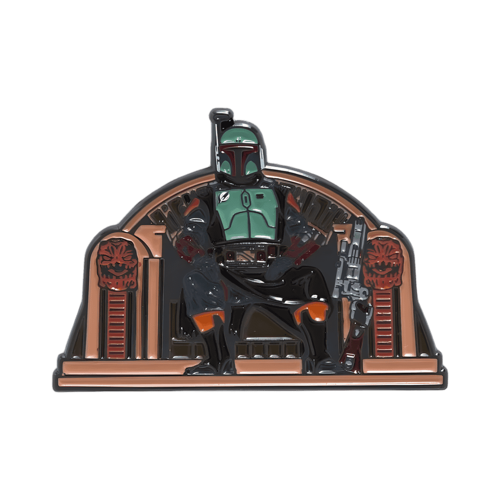 Boba Fett on Throne Disney pin