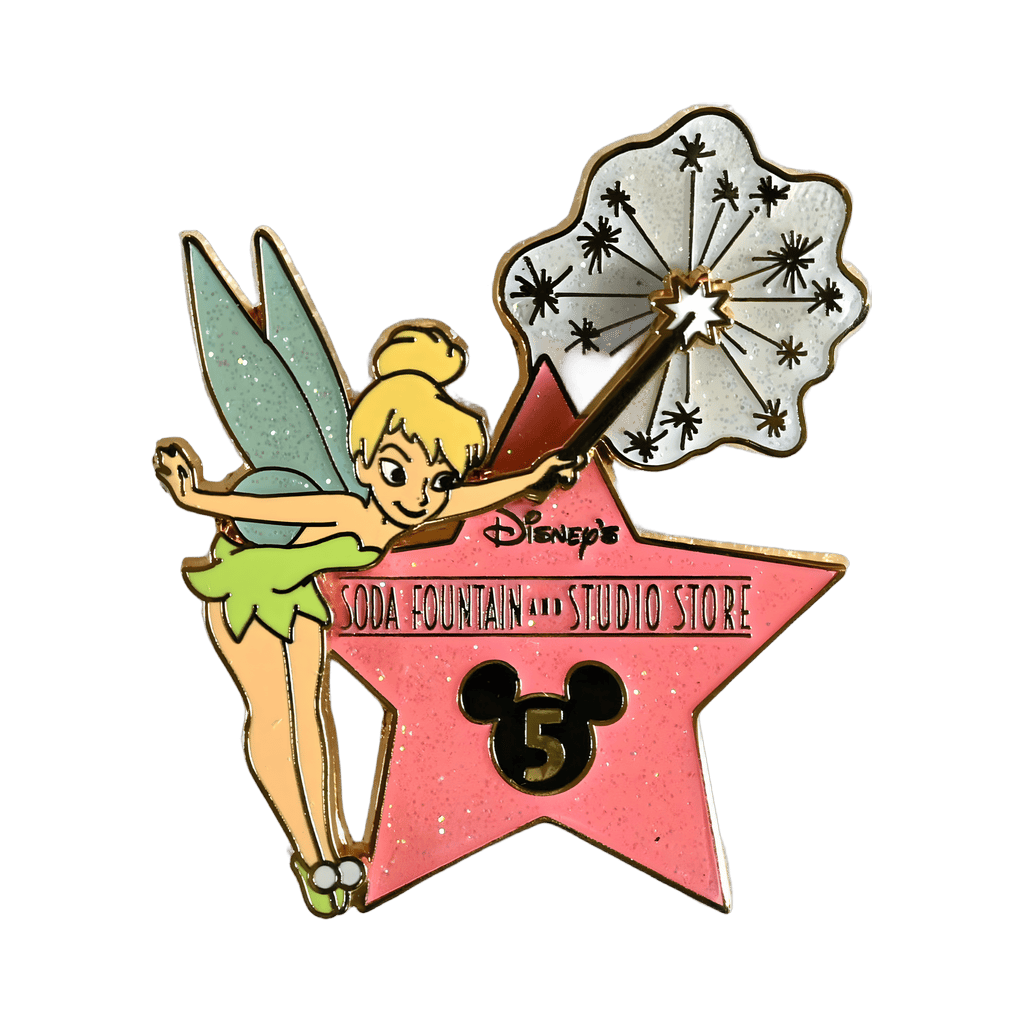 Tinker Bell and 5th Anniversary Hollywood Star Disney pin