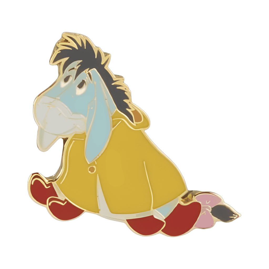 Eeyore in Raincoat/Boots Disney pin