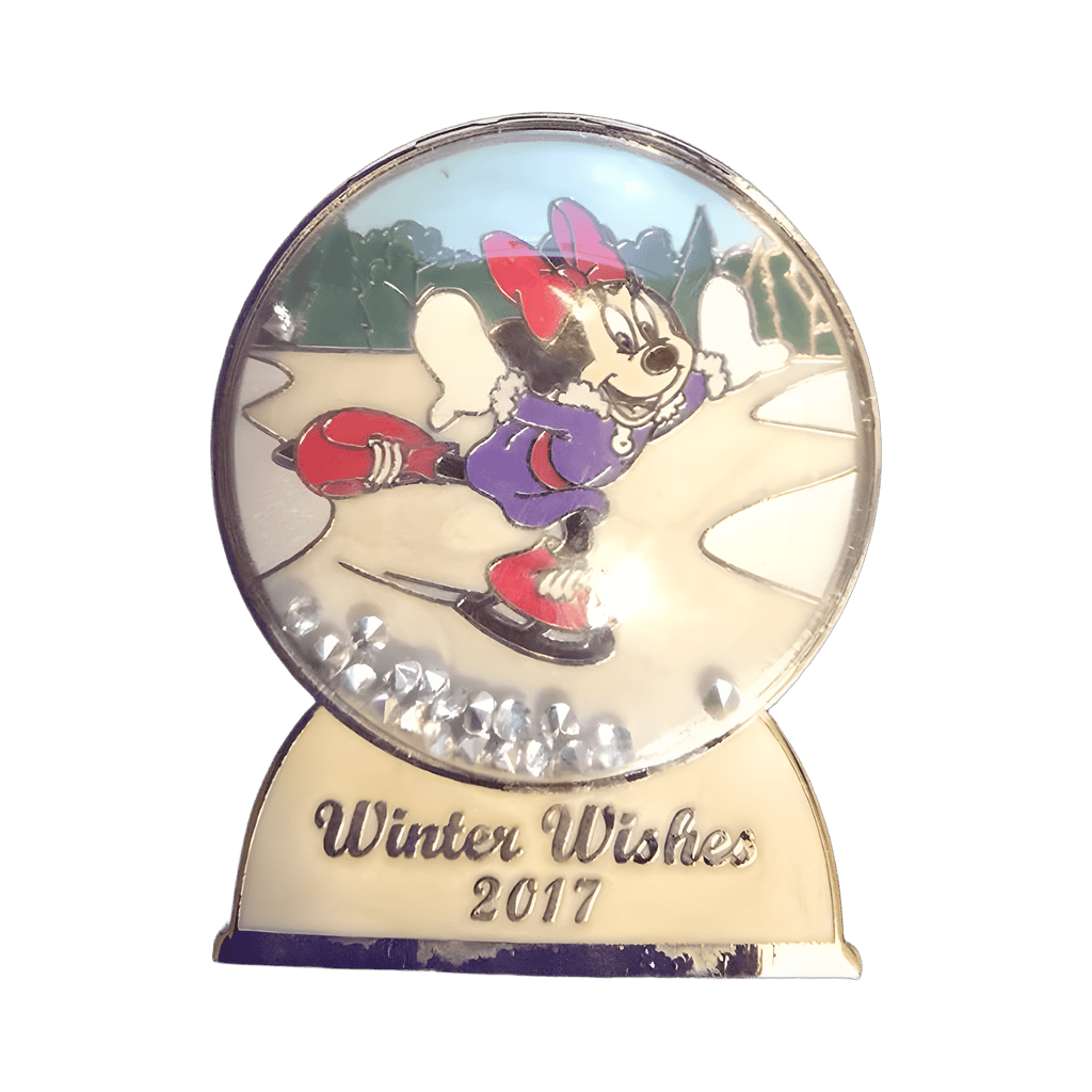 Minnie Mouse Snowglobe Disney pin
