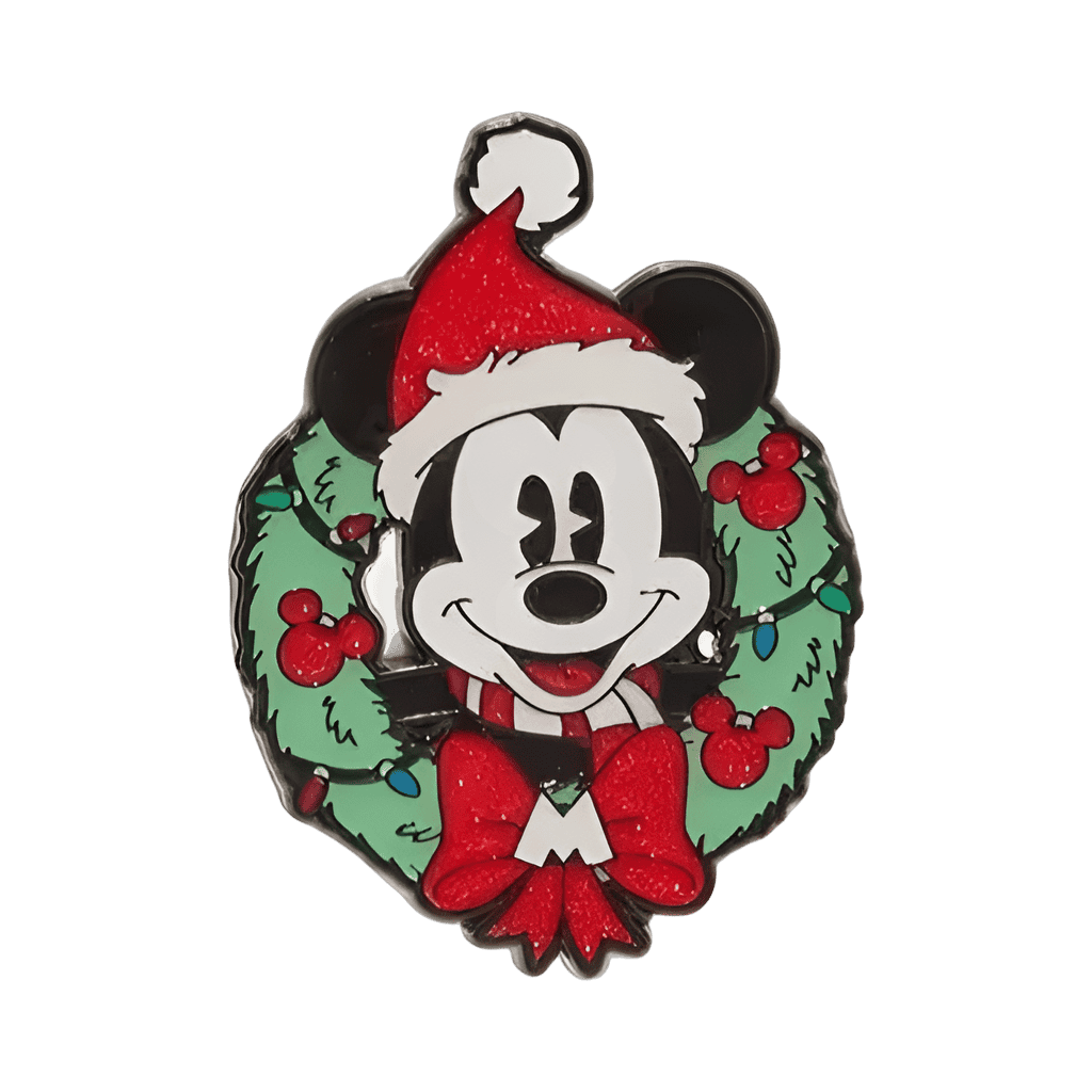 Mickey Mouse Wreath - Glitter Chaser Disney pin