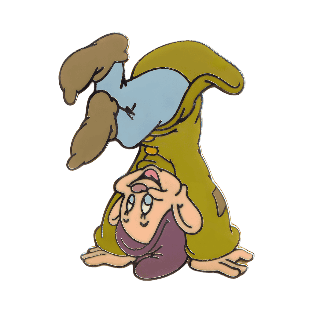 70th Box set-Dopey Standing on head Disney pin