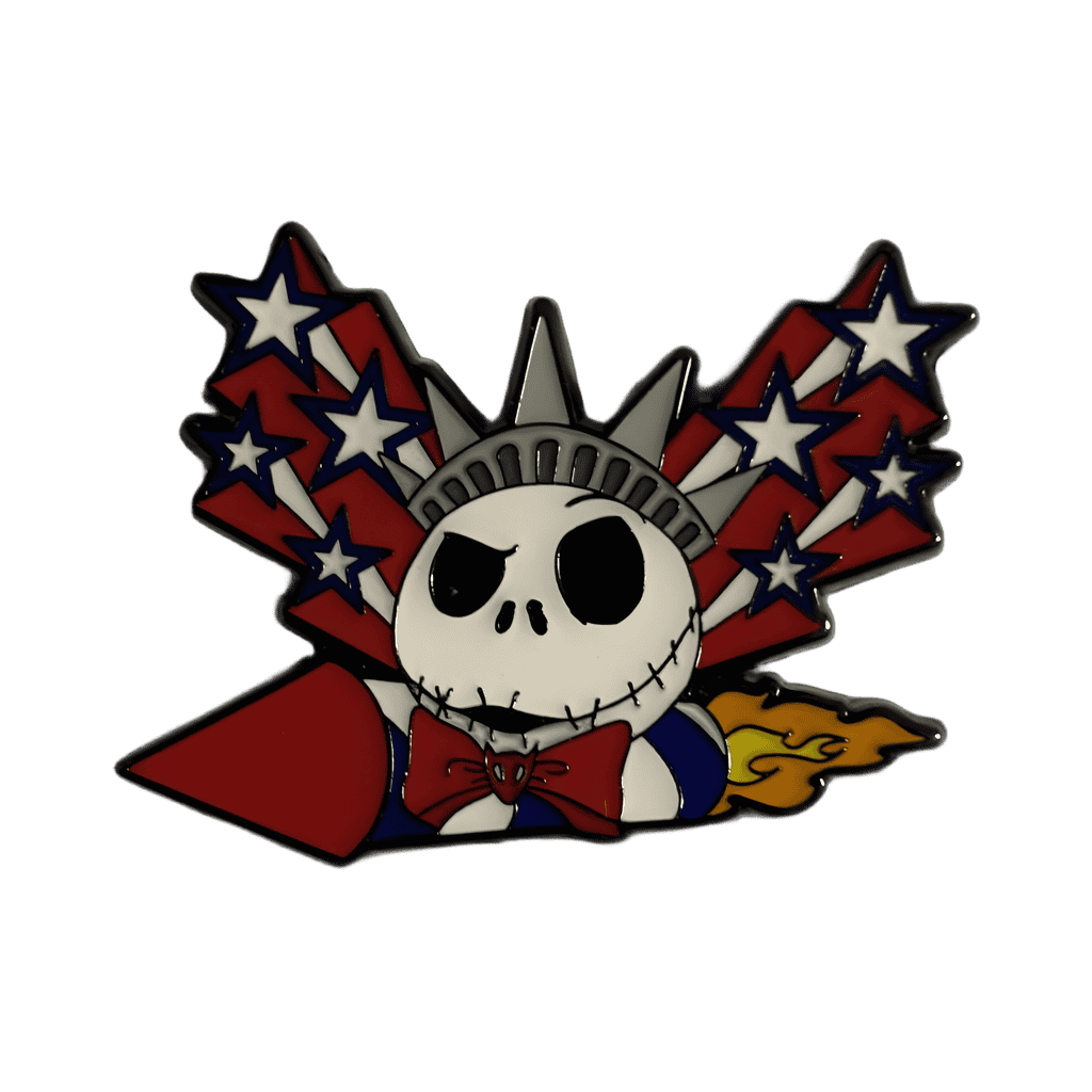 Jack Skellington- 4th of July Disney pin