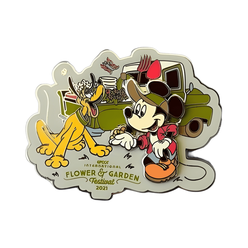 Logo Pin - Mickey and Pluto Disney pin