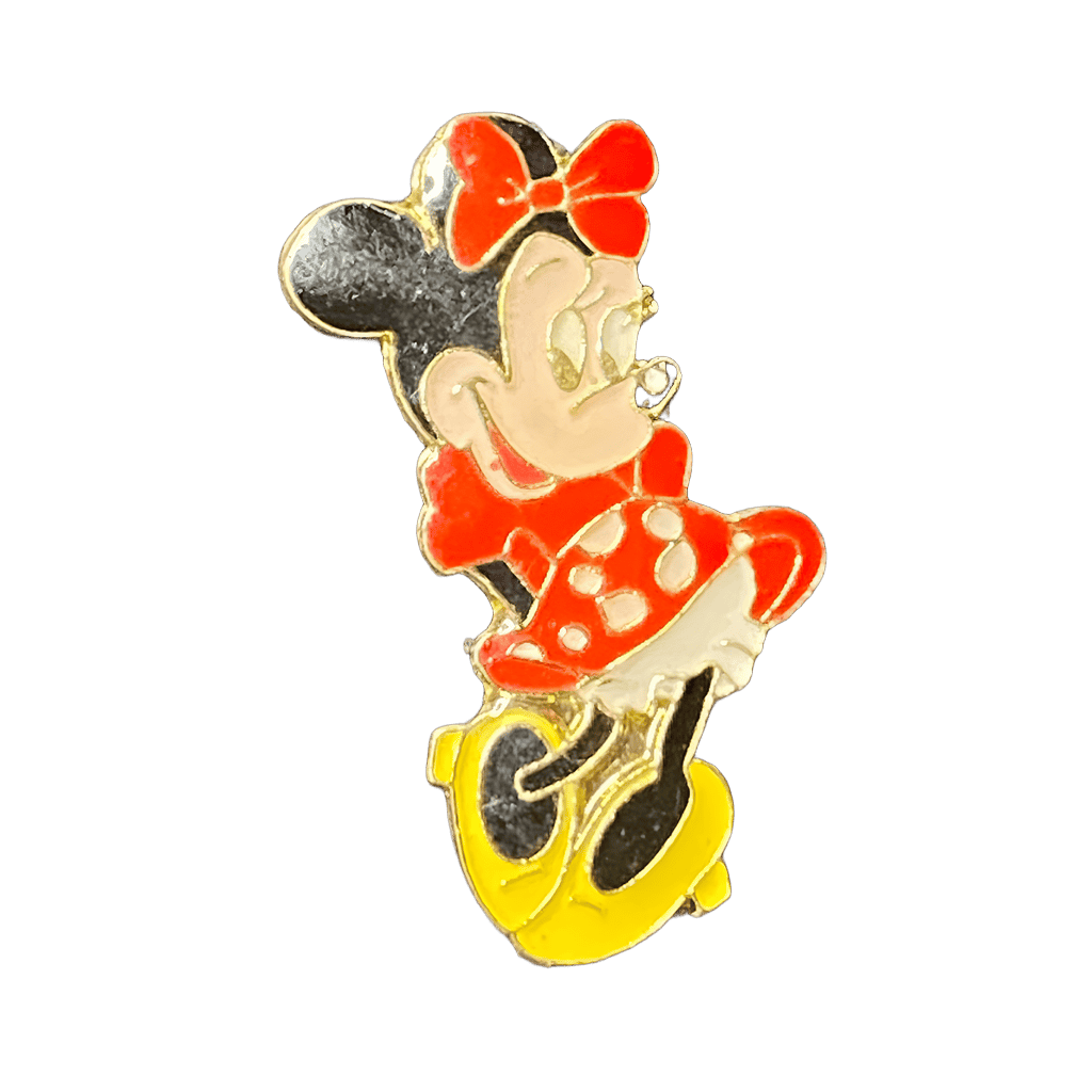 Minnie in Red Polka Dot Dress with Hands Behind Back Disney pin