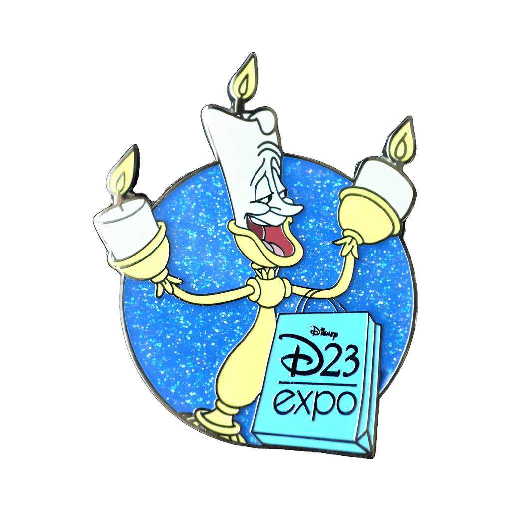 Lumiere with Shopping Bag Disney pin