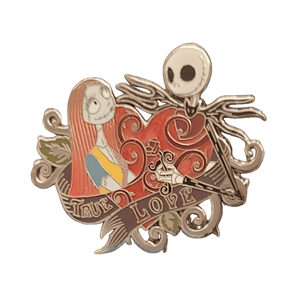 Jack and Sally — True Love Heart Disney pin