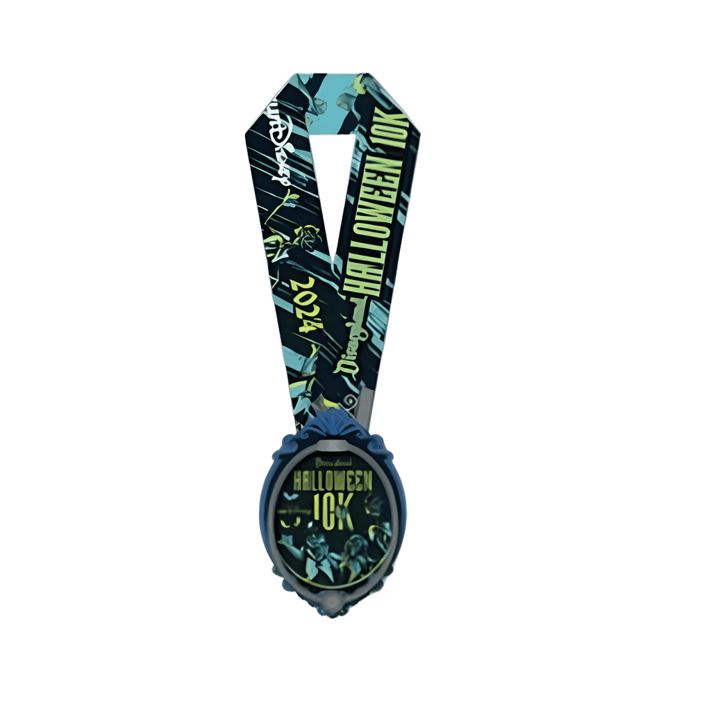Halloween 10k - Medal - The Haunted Mansion Disney pin