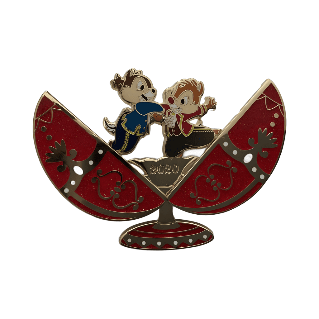 Chip & Dale Hinged Faberge Egg Disney pin