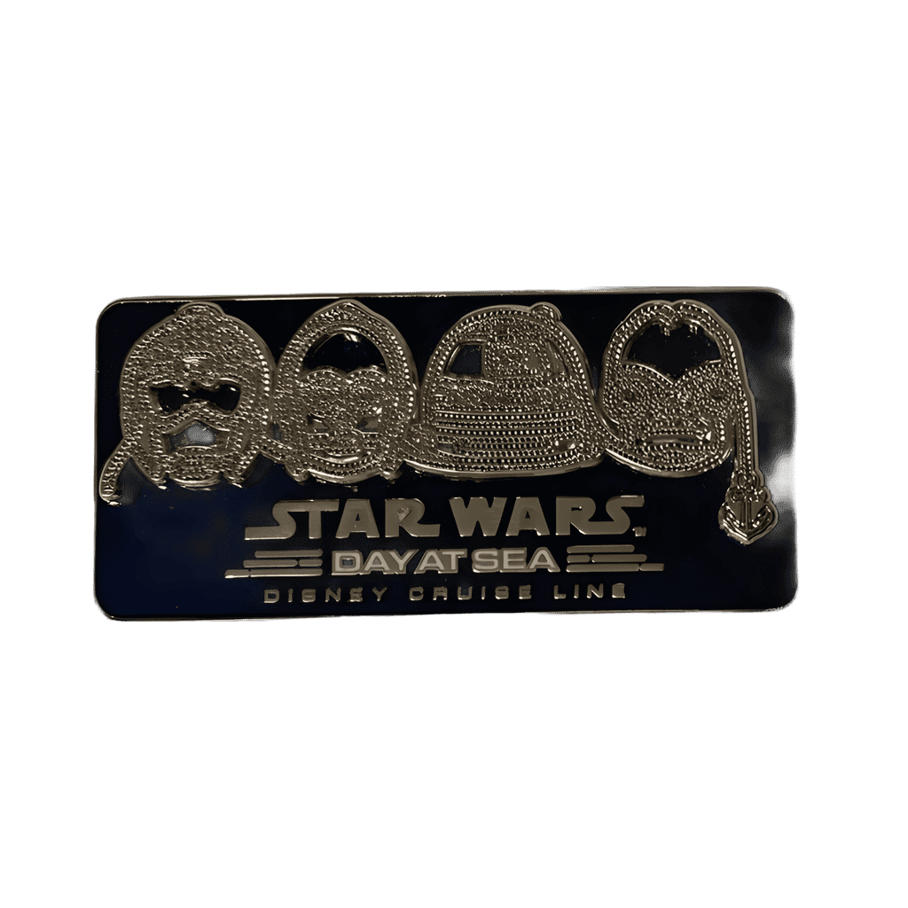 Kylo Ren, C3P0, R2-D2, and Maz Kanata Disney pin