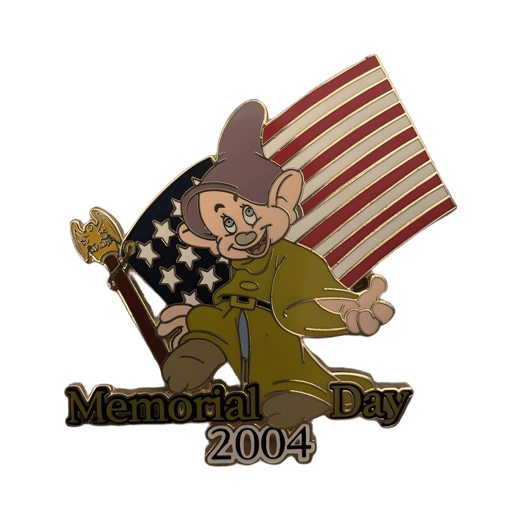 Dopey Memorial Day 2004 Disney pin