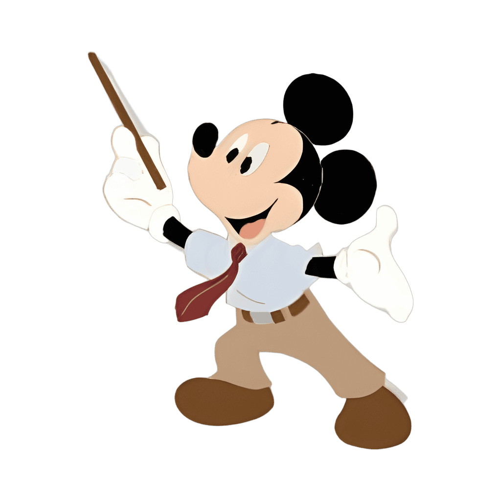 Mickey Mouse with Pointer Disney pin
