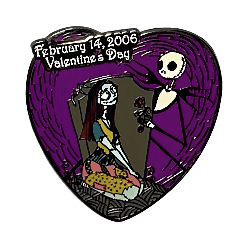 Jack and sally valentines 2006 (heart) Disney pin