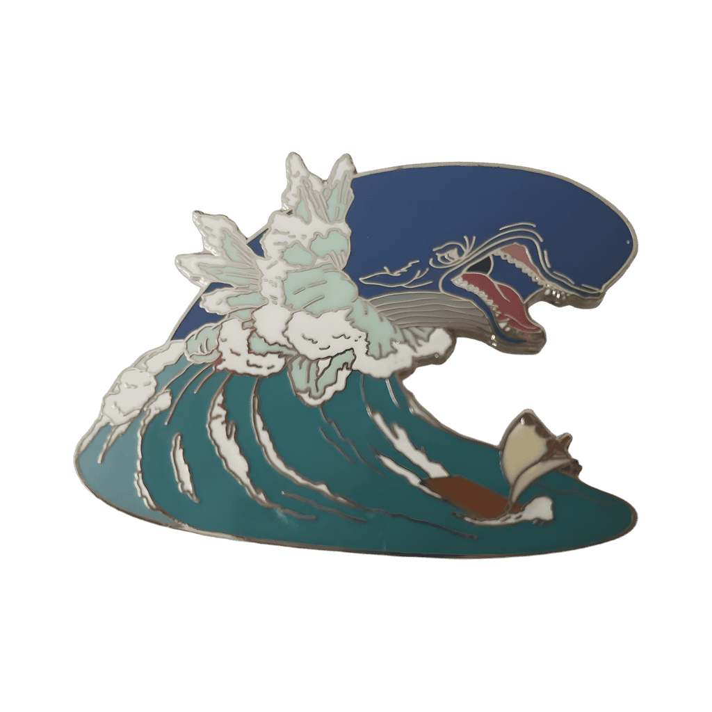 Monstro and Raft Disney pin
