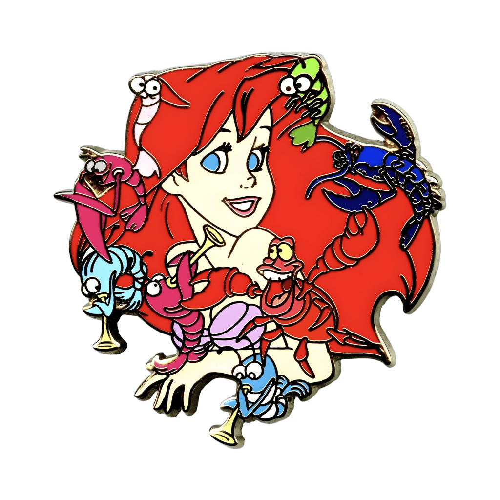 Ariel and Sebastian Disney pin