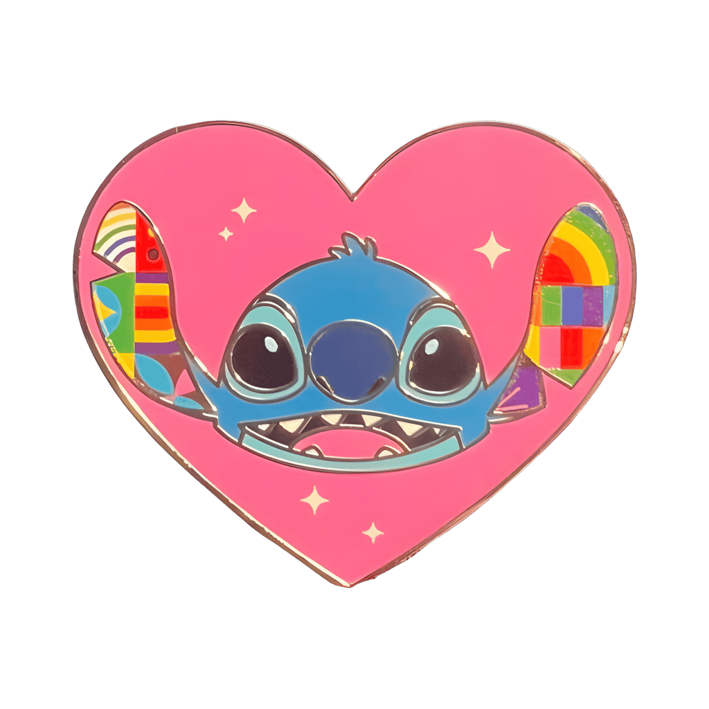 Stitch pride Disney pin