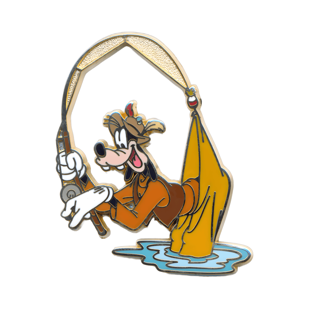 Neckerchief Booster Set — Goofy Fishing Disney pin