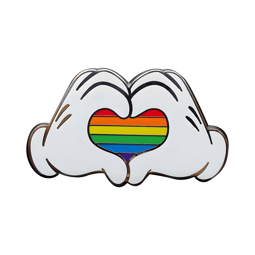 Mickey Mouse Heart Hands Disney pin