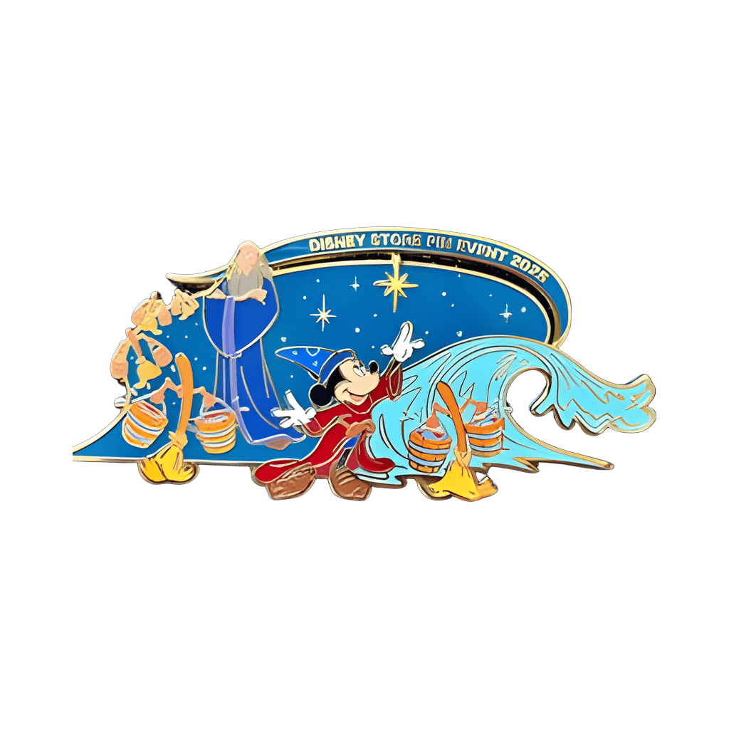 Sorcerer Mickey and Yensid Jumbo Disney pin