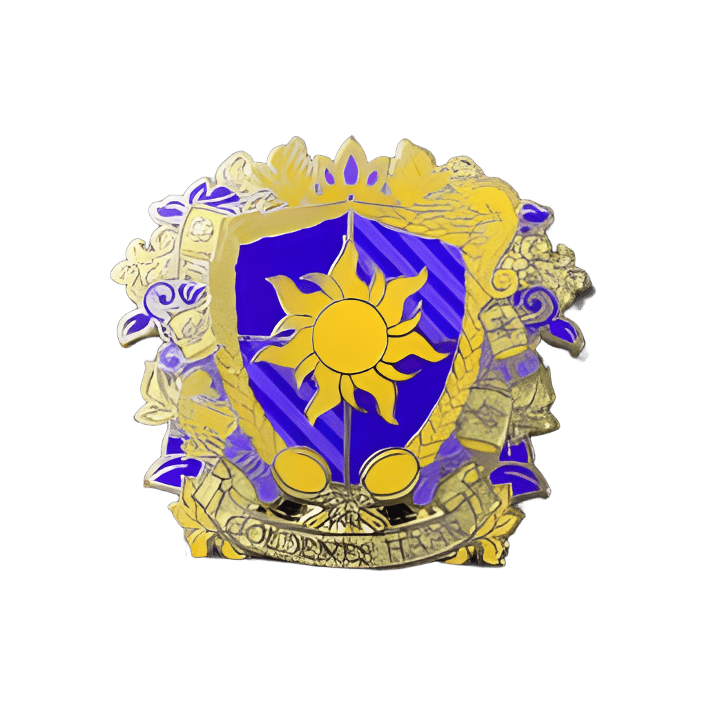 Tangled Crest - Goldenes Haar Disney pin