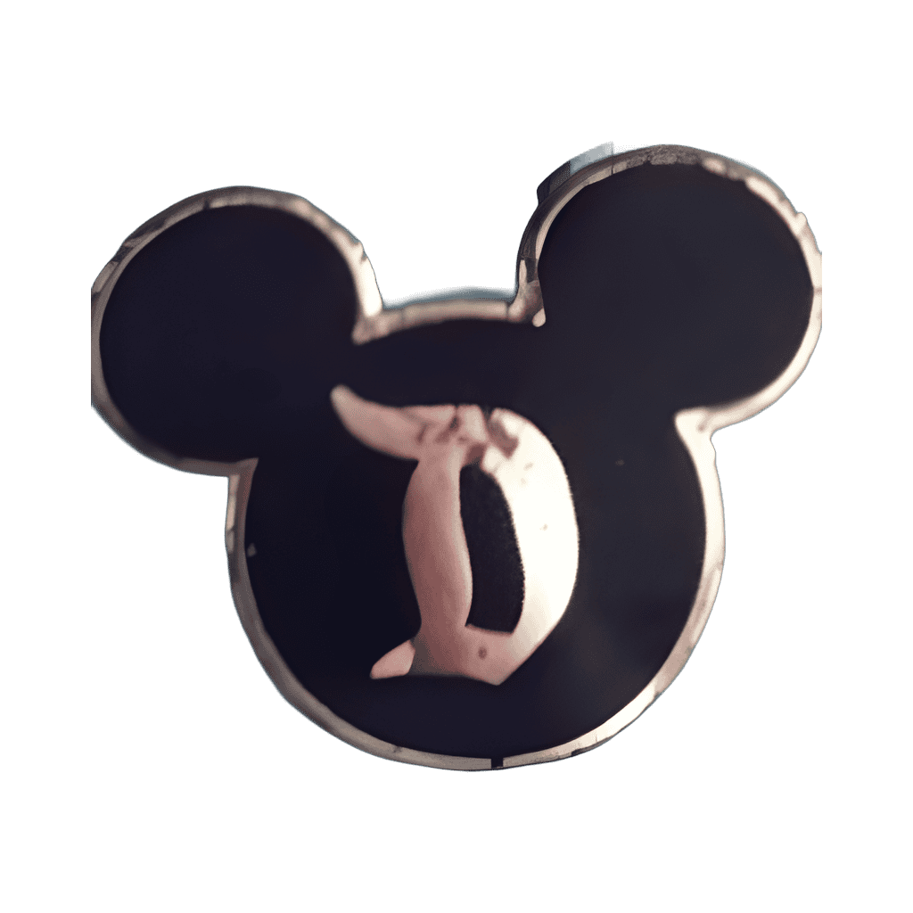 Classic "D" Disneyland Security Pins (Blue) Disney pin
