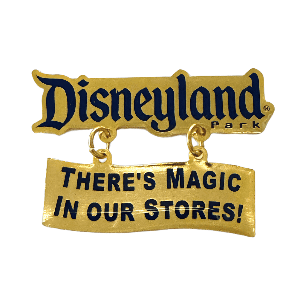 Disneyland Park “There’s Magic in Our Stores” Dangle - 2001 Disney pin