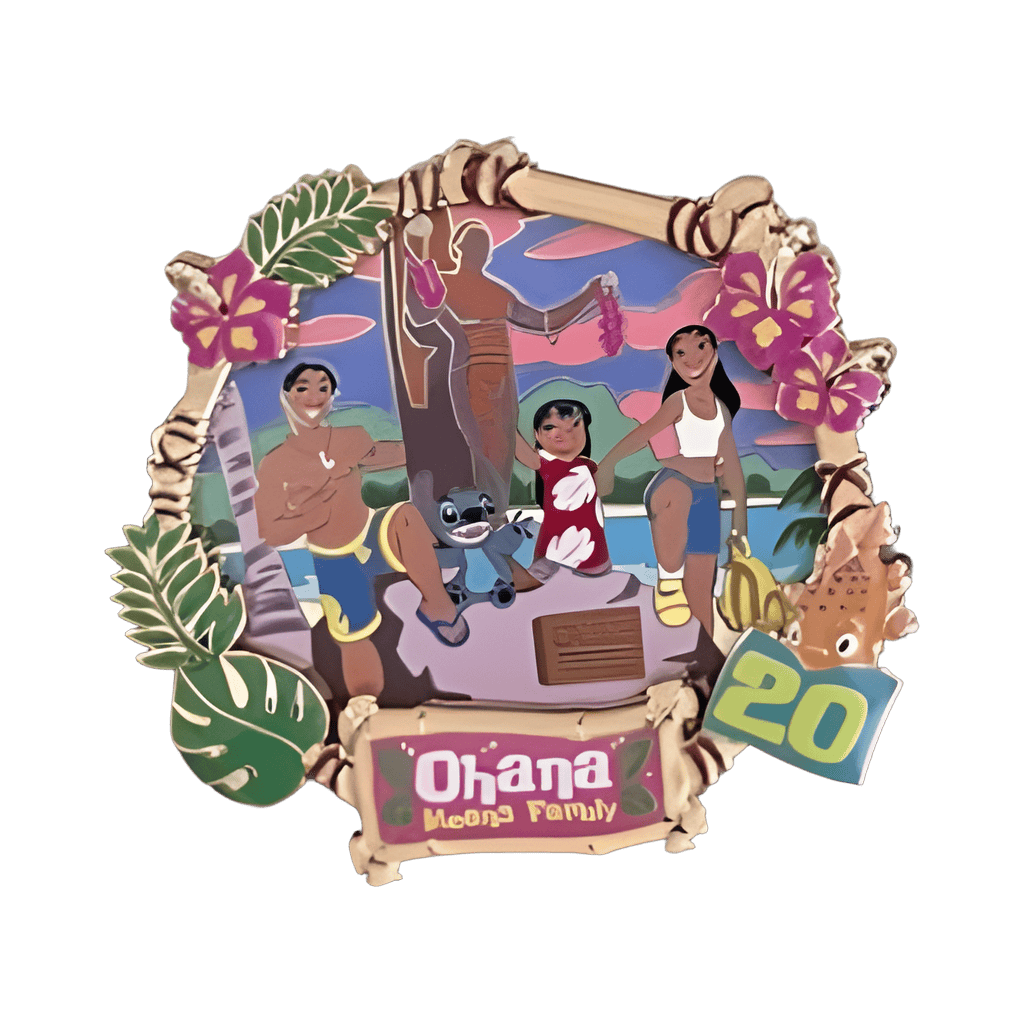 Ohana means family at home Disney pin
