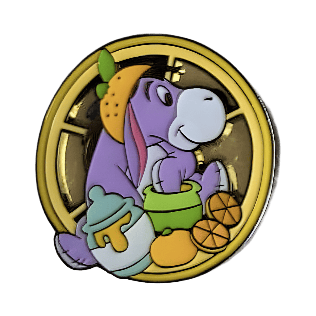 Eeyore with Hunny Pots Disney pin