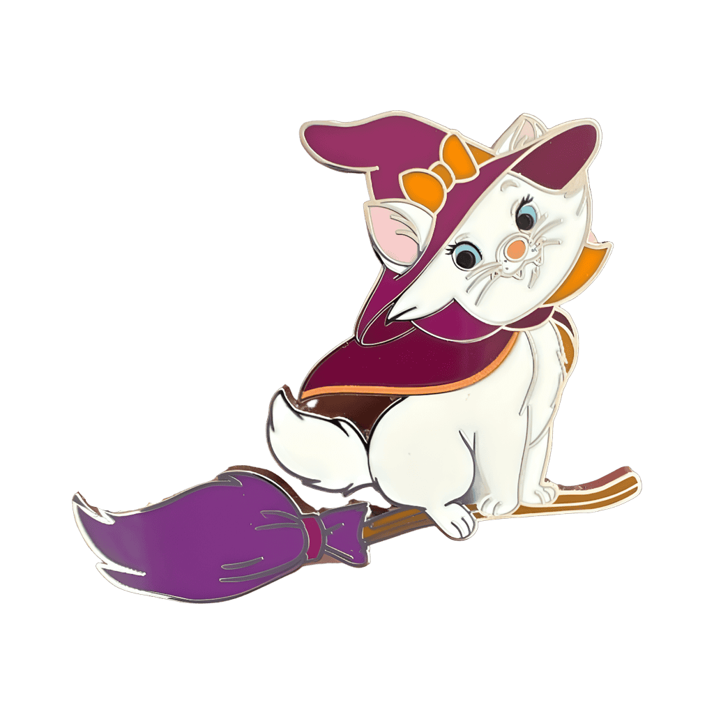 Witch Marie on Broom Disney pin