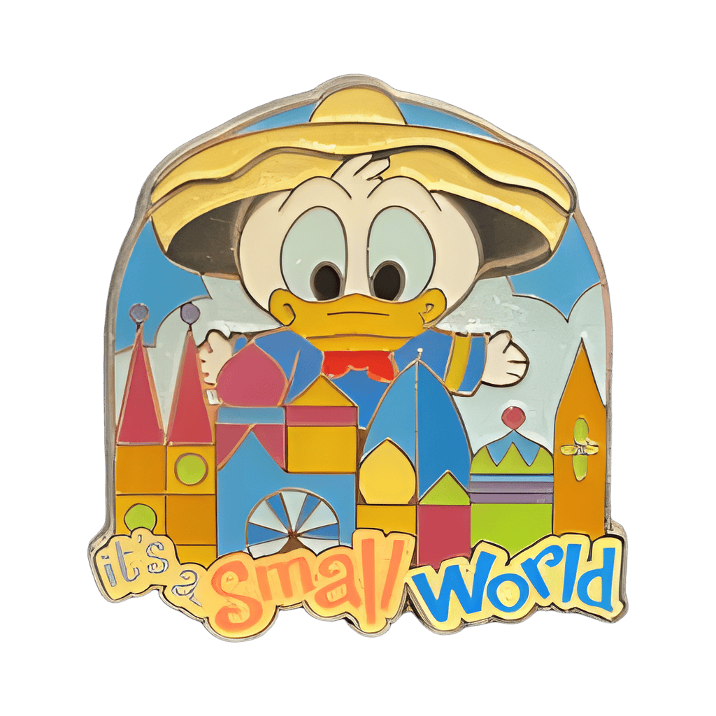 it's a small world Donald Duck Disney pin