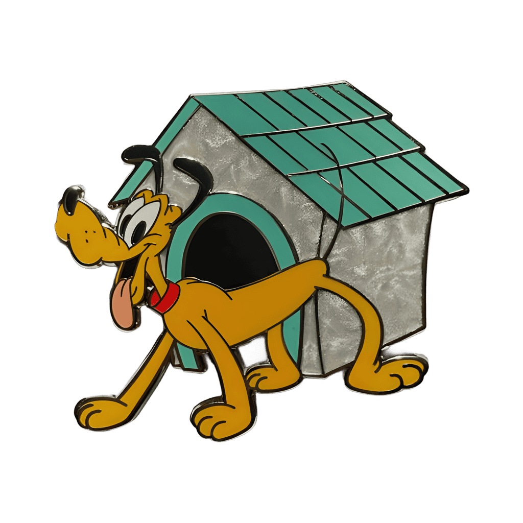 Pluto with Dog House Disney pin