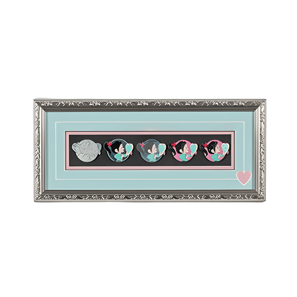 Vanellope Pin Progression Artist Proof Framed Pin Set Disney pin