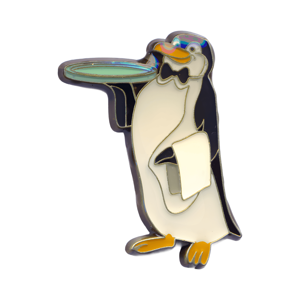 Server Penguins Set — Penguin Holding Serving Tray Disney pin