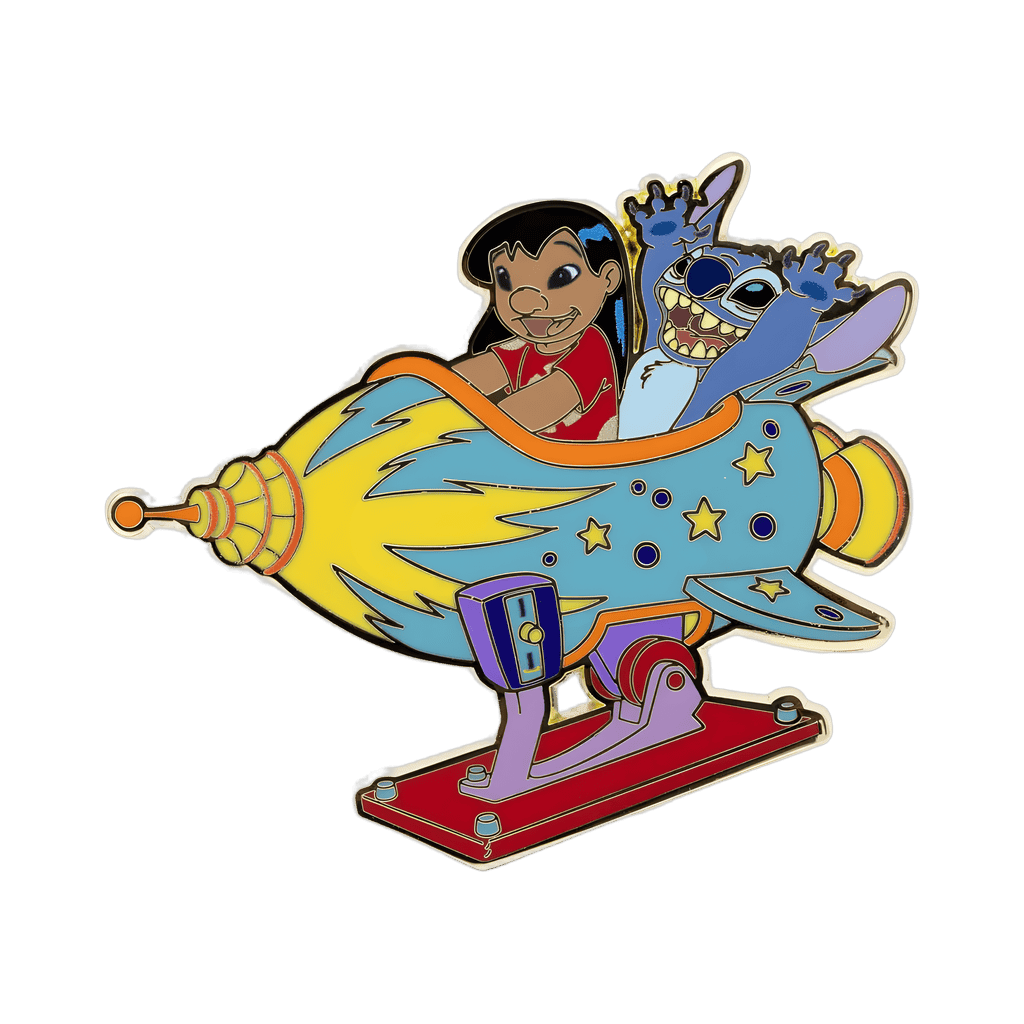 Lilo and Stitch Quarter Rocket Disney pin