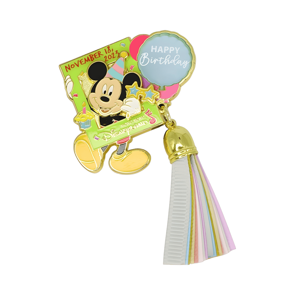 2023 - Happy Birthday Mickey Mouse Frame Dangle Disney pin