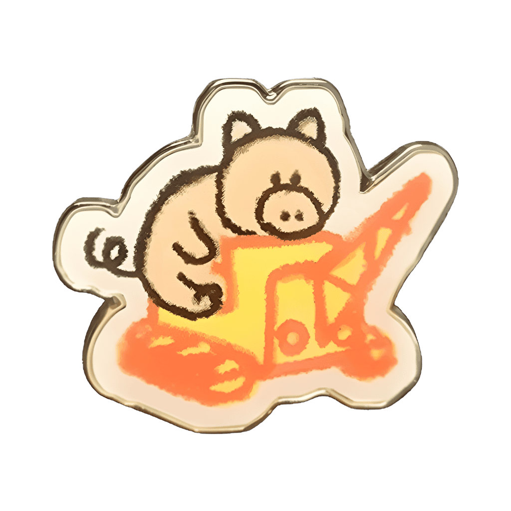Hamm on Crane Disney pin