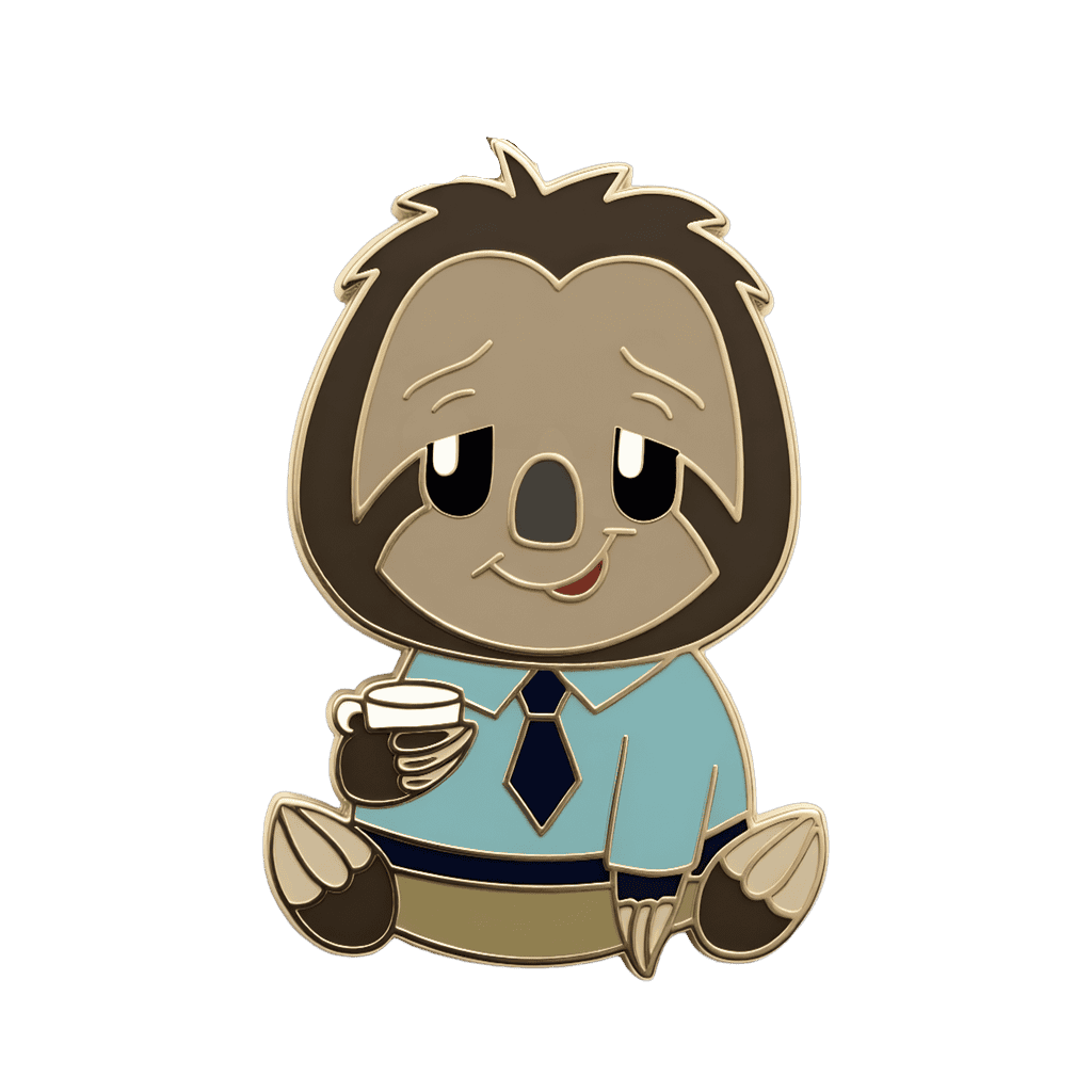 Flash Slothmore Disney pin