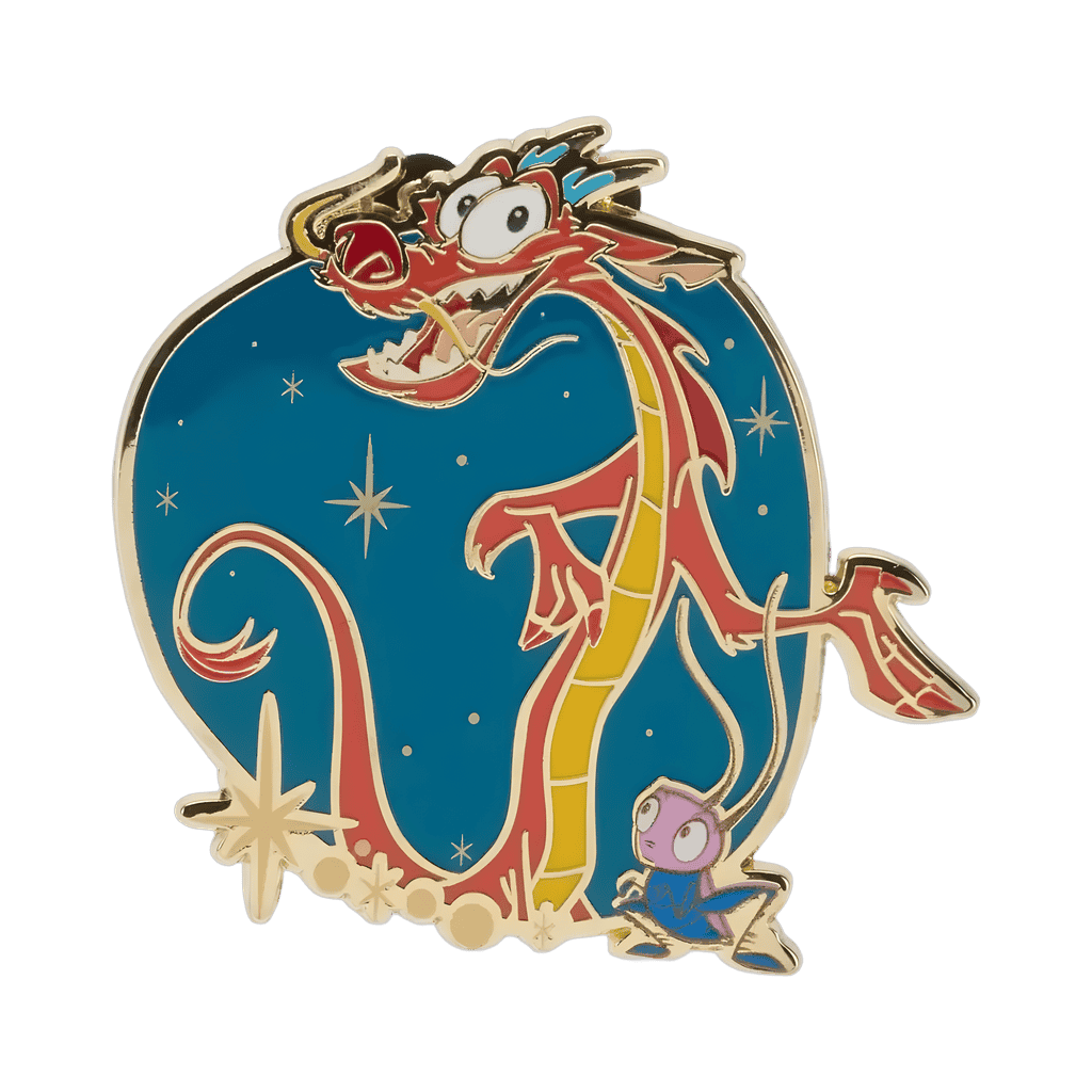 Mushu and Cri-Kee Disney pin