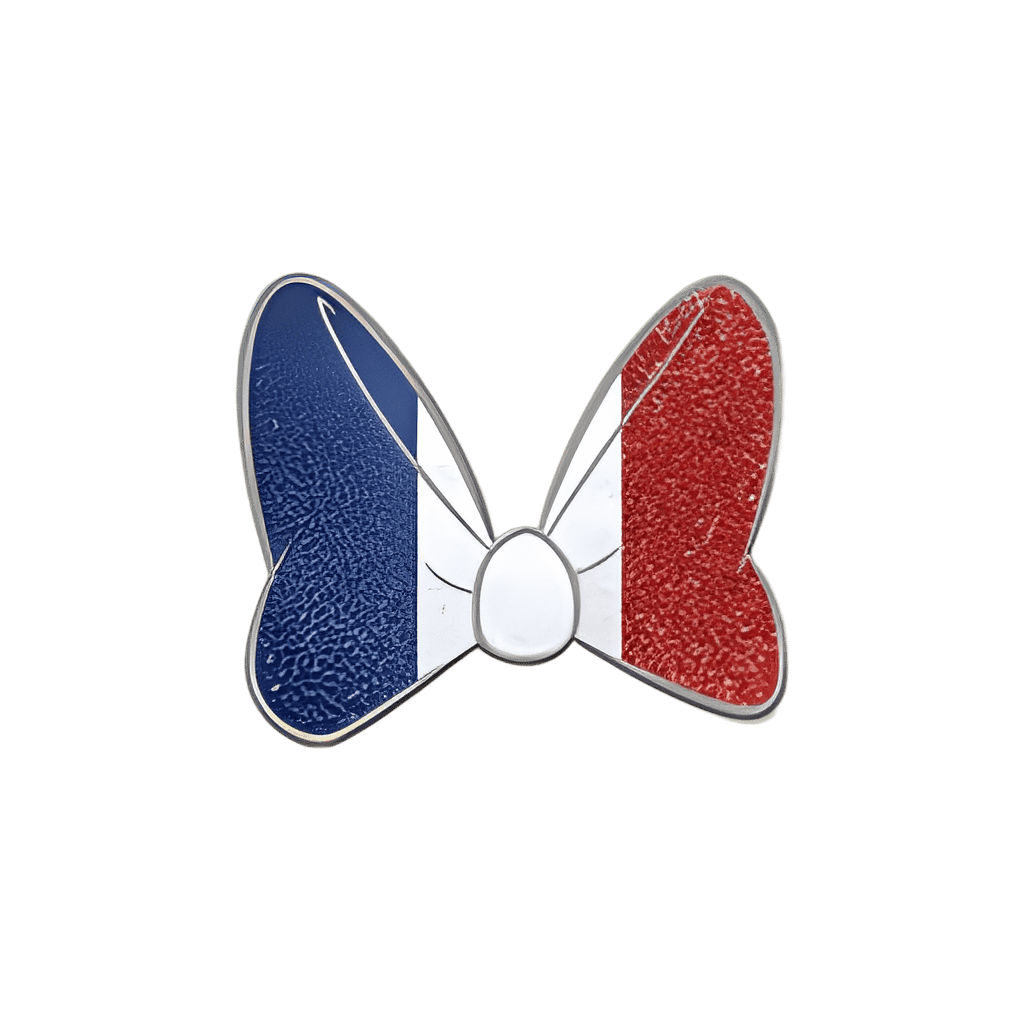 French Flag Minnie Bow Disney pin