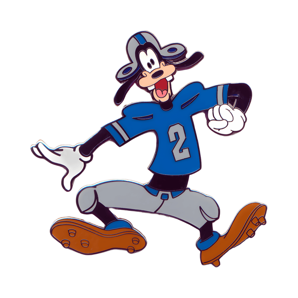Football Player Goofy Disney pin