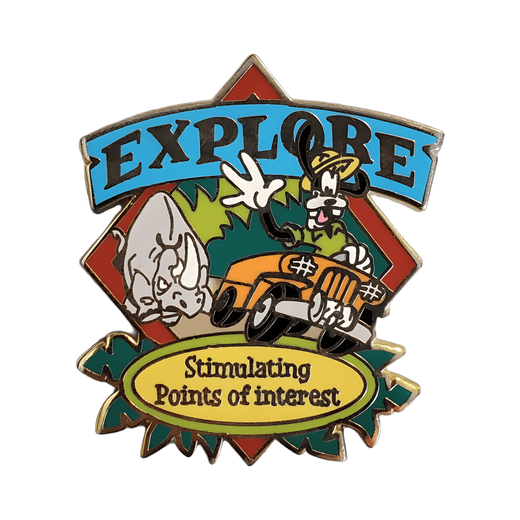 Explore Stimulating Points of Interest - Goofy Disney pin