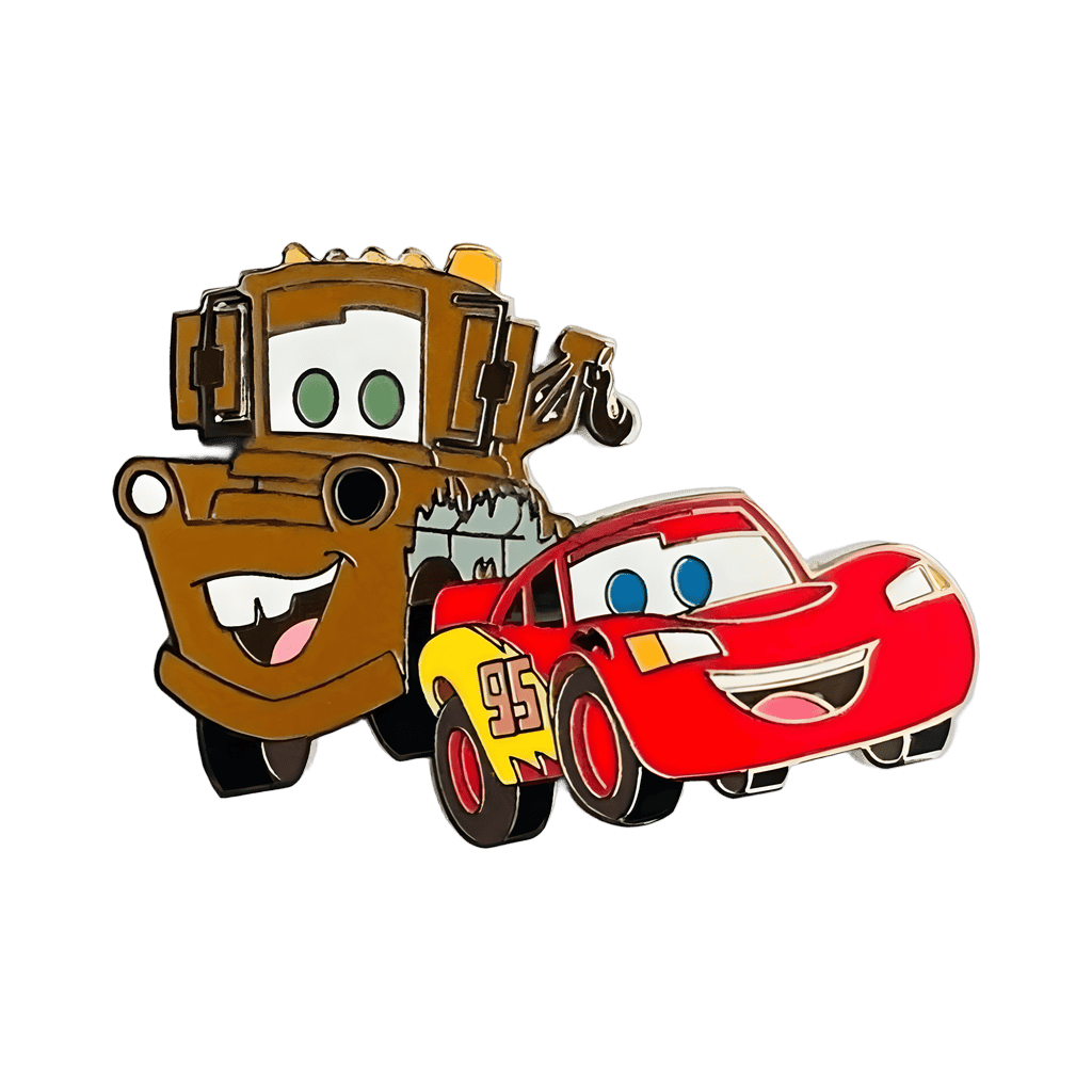 Cutie Lightning McQueen and Mater Disney pin