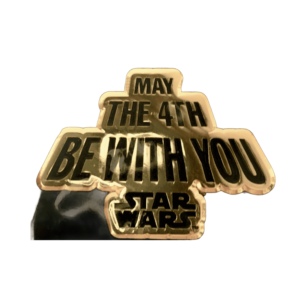 Star Wars May the 4th Be With You - Gold Variant Disney pin