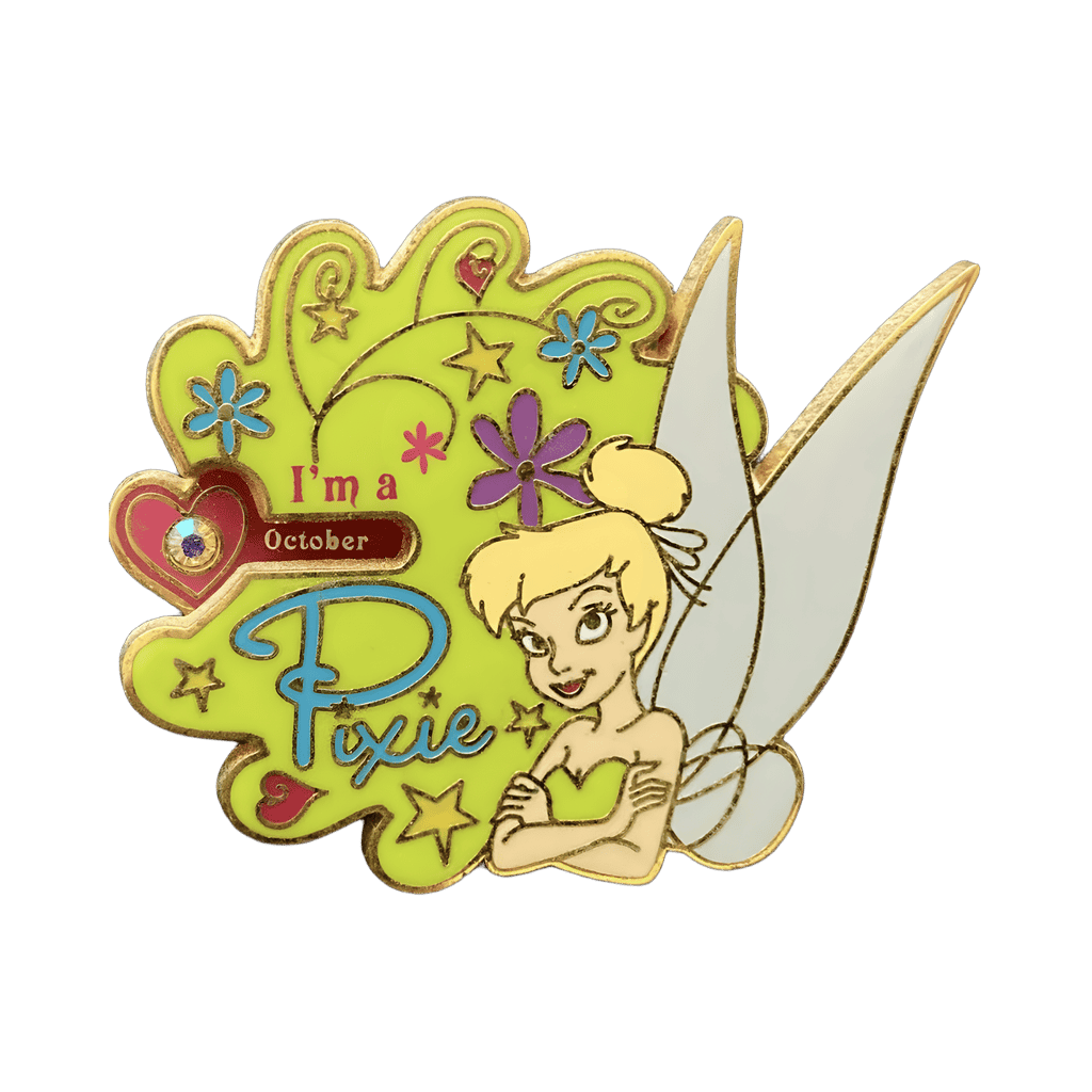 I’m a Pixie Birthday Rhinestone Spinner Disney pin