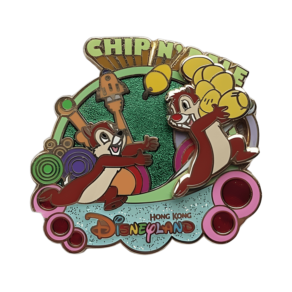 2008 Chip n' Dale gathering nuts Disney pin